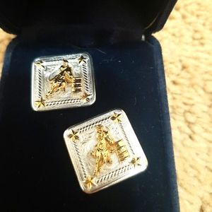 Montana Silversmiths barrel racer earrings